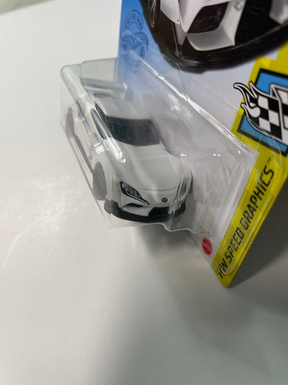 Hot Wheels 1/64 ‘20 Toyota GR Supra White Pandem - Damaged Box