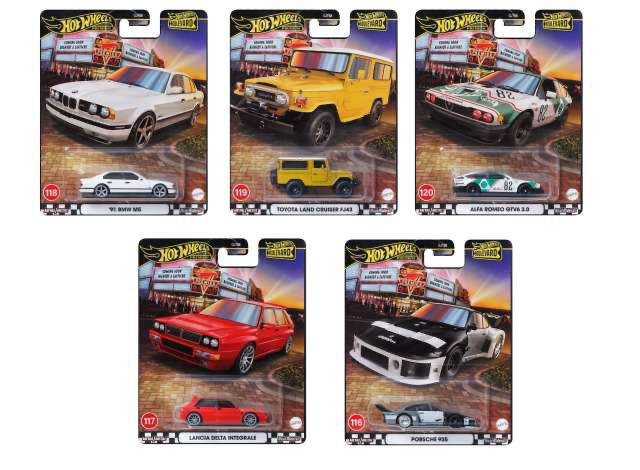 Hot Wheels 1/64 Boulevard Mix A (Set of 5) GJT68-978A
