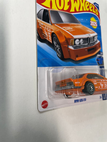 Hot Wheels 1/64 BMW 635 CSI Orange - Damaged Box