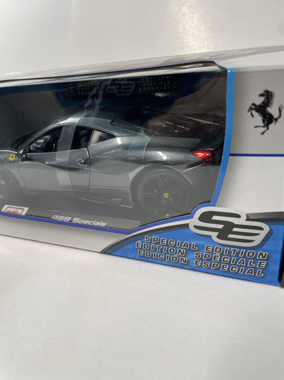 Maisto 1/18 Ferrari 458 Speciale Dark Grey