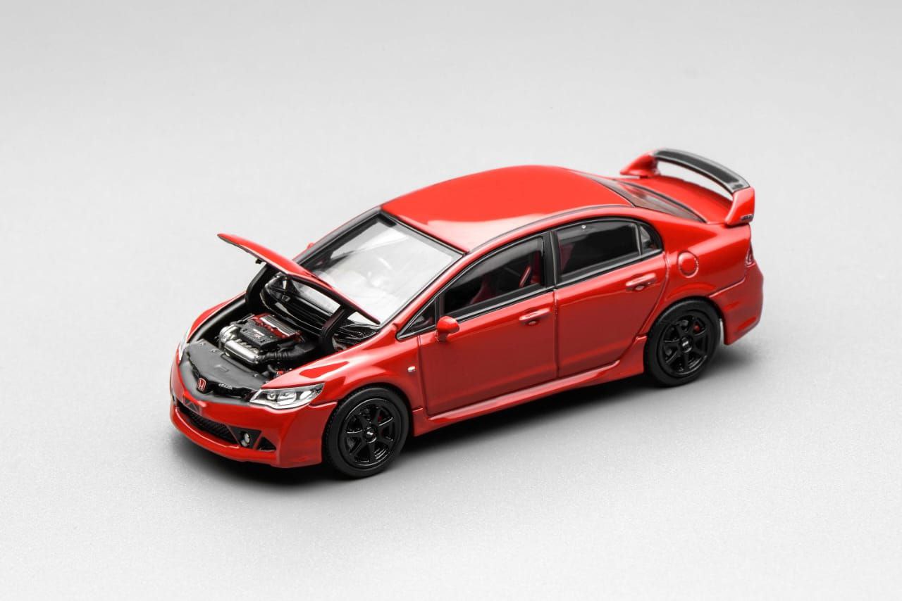 Motorhelix 1/64 Honda Civic (FD2) Mugen RR Red - M65410