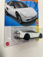 Hot Wheels 1/64 '90 Acura NSX White - Damaged Card