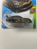 Hot Wheels 1/64  Porsche 911 GT3 RS Tanner Fox Black - Damaged Card