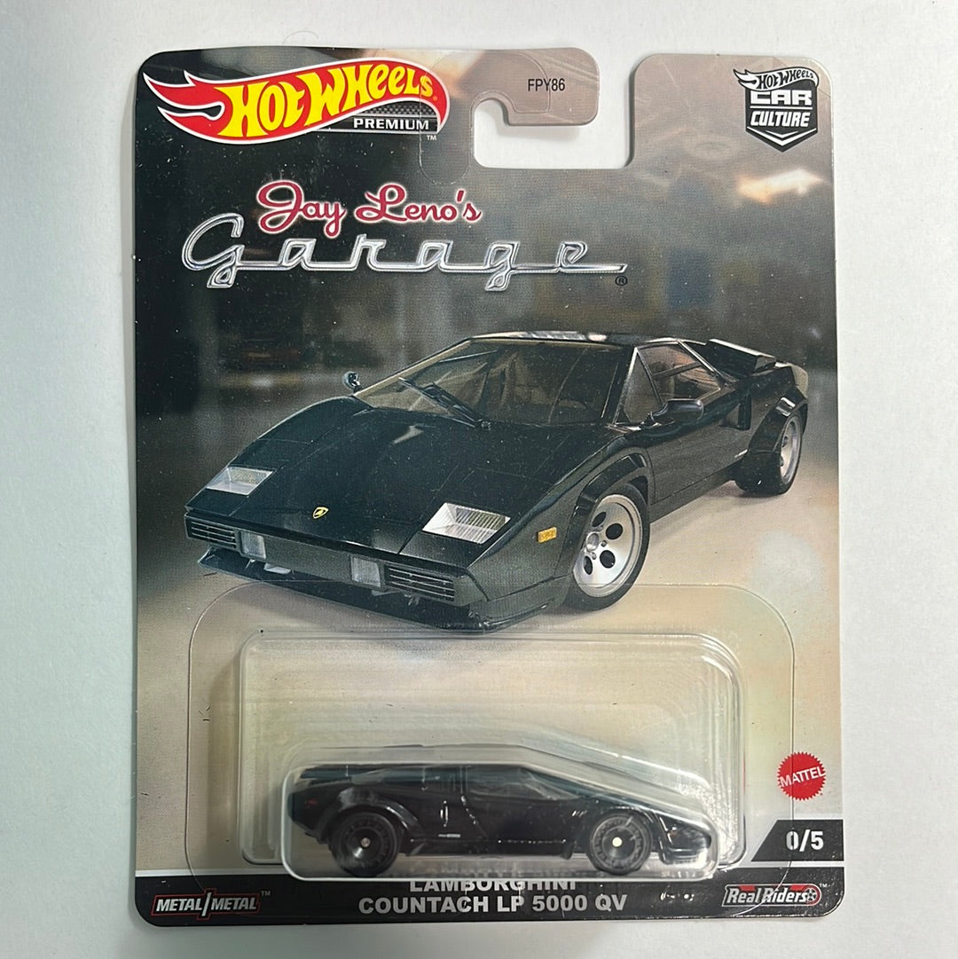 Hot Wheels 2022 Premium Jay Leno's Garage Lamborghini Countach LP selling 5000 QV Chase