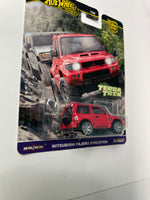 Hot Wheels 1/64 Car Culture Terra Trek Mitsubishi Pajero Evolution Red