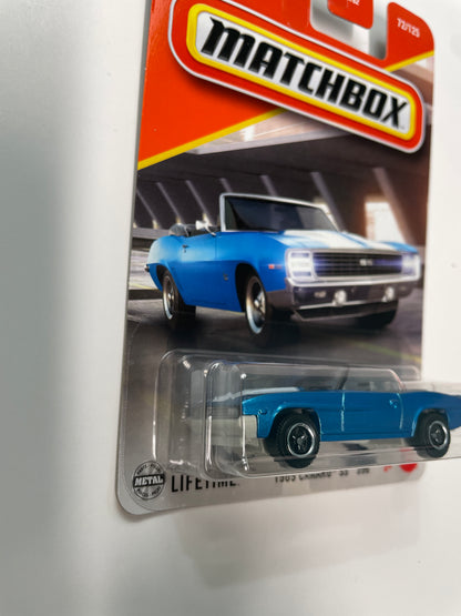 Matchbox 1/64 1969 Camaro SS 396 Blue