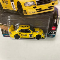 Hot Wheels 1/64 Car Culture Race Day ‘94 AMG- Mercedes C-Class DTM Touring Car Yellow