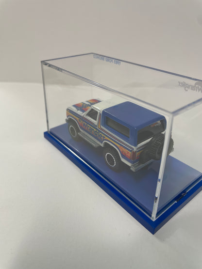 Hot Wheels 1/64 Wrangler ‘85 Ford Bronco White & Blue