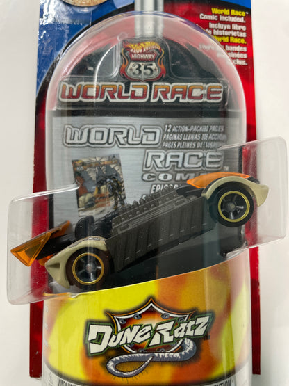 Hot Wheels 1/64 Highway 35 World Race Dune Ratz Krazy 8s Grey - Damaged Box