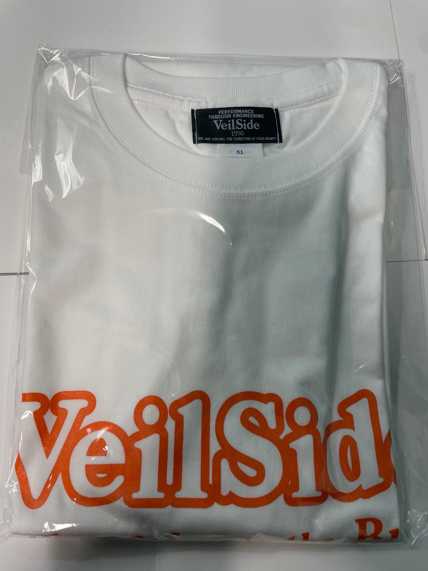 Mini GT 1/64 2026 Tokyo Auto Salon Nissan Fairlady Z VeilSide FFZ400 Orange Chrome & XL T-Shirt - MGT01153-BL