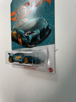 Hot Wheels 1/64 Pearl & Chrome ‘20 Toyota GR Supra Teal & Gold - Damaged Card