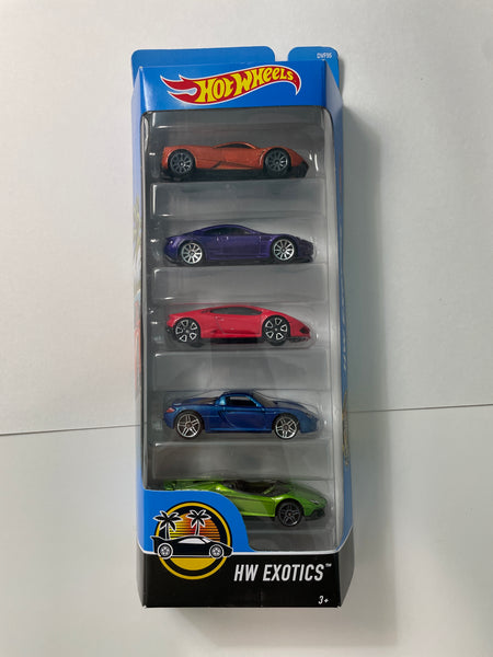 Hot Wheels 1/64 5 Pack HW Exotics
