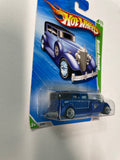 Hot Wheels 1/64 Treasure Hunt Classic Packard Blue - Damaged Card