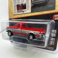 1/64 Greenlight Vintage Ad Cars Series 9 1987 Ford F-150 Pickup Red