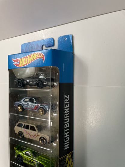 Hot Wheels 1/64 5 Pack Nightburnerz