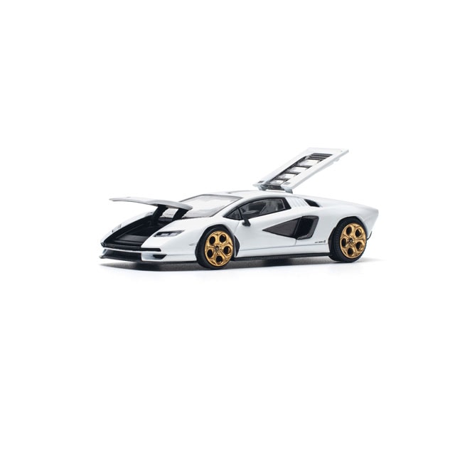 Pop Race 1/64 Lamborghini Countach LPI 800-4 White