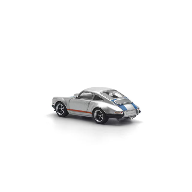 Pop Race 1/64 Porsche Singer 964 Silver - PR64-0188