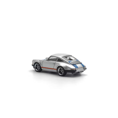 Pop Race 1/64 Porsche Singer 964 Silver - PR64-0188