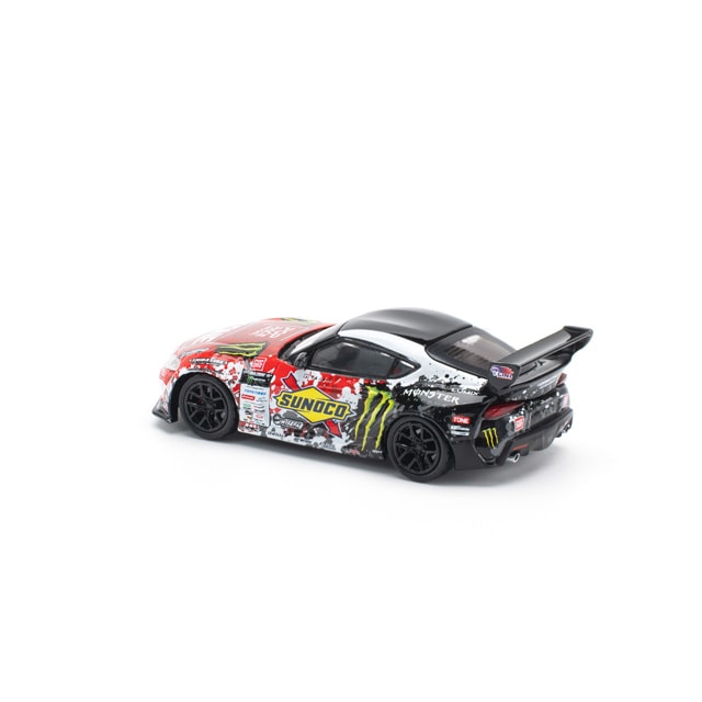 Pop Race 1/64 Pandem GR Toyota Supra D1GP 2024 Daigo Saito Red - PR64-0180