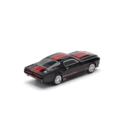 Pop Race 1/64 Ford Shelby Mustang GT500 Dark Chrome - PR64-0218