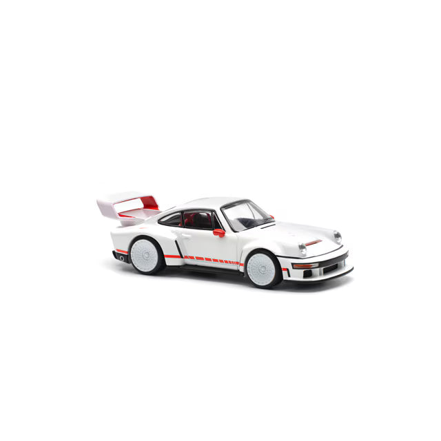 Pop Race 1/64 Porsche Singer DLS Turbo White - Pr64-0226