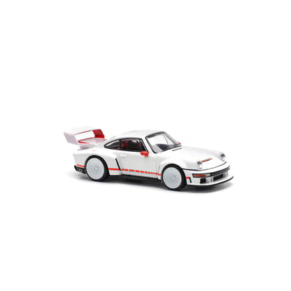 Pop Race 1/64 Porsche Singer DLS Turbo White - Pr64-0226