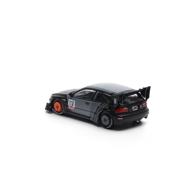 Pop Race 1/64 Pandem Honda Civic EG6 Black - PR64-0163