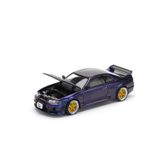 Pop Race 1/64 Nissan Skyline GT-R R33 Midnight Purple - PR64-0256