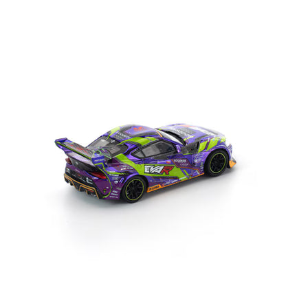 Pop Race 1/64 EVA RT Test Type-01 Goodride Pandem GR Toyota Supra Purple - PR64-0311