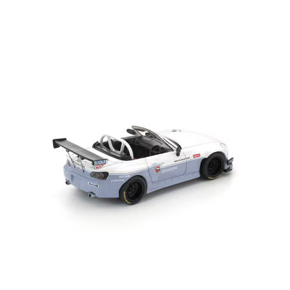 Pop Race 1/64 Pandem Honda S2000 White - Pr64-0300