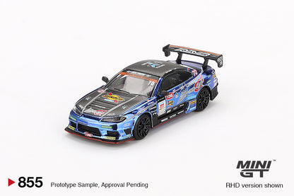 Mini GT 1/64 Nissan Silvia (S15) D-MAX #70 D-MAX Racing 2023 D1 Grand Prix Blue