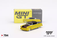 Mini GT 1/64 Lincoln Capri Hot Rod 1954 Lime Yellow