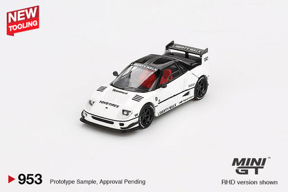 Mini GT 1/64 Mazda AZ-1 Liberty Walk LB40 2024 Tokyo Auto Salon White - MGT00953