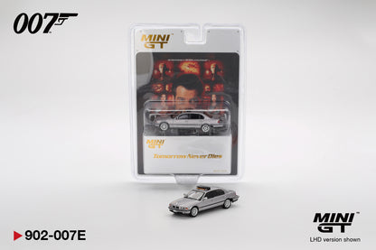 Mini GT 1/64 BMW 750IL "Tomorrow Never Dies" Silver - MGT00902-007E
