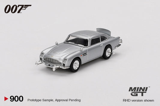 Mini GT 1/64 James Bond 007 Japan Blister Aston Martin DB5 “Goldfinger” Silver - MGT00900-007J