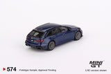 Mini GT 1/64 ABT Audi RS6-R Navarra Blue Metallic