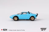 Mini GT 1/64 Lancia Stratos HF Stradale Azzuro Chiaro Blue