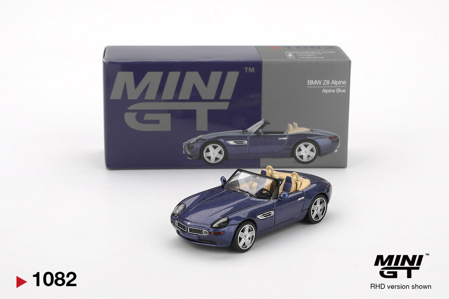 Mini GT 1/64 BMW Z8 Alpina Alpine Blue - MGT01082