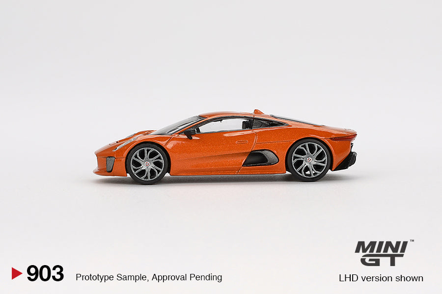 Mini GT 1/64 "Spectre" 007 Jaguar C-X75 Orange