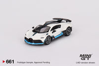 Mini GT 1/64 Bugatti Divo White