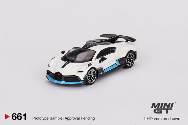 Mini GT 1/64 Bugatti Divo White