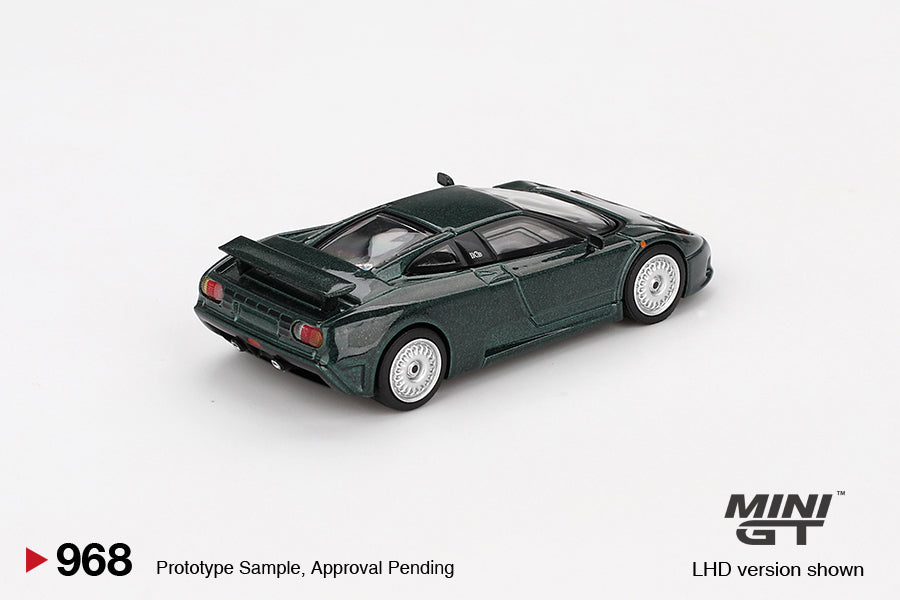 Mini GT 1/64 Bugatti EB110 GT Verde Scuro Green