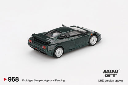 Mini GT 1/64 Bugatti EB110 GT Verde Scuro Green