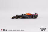 Mini GT 1/64 Oracle Red Bull Racing RB18 #1 Max Verstappen 2022 Monaco Grand Prix 3rd Place