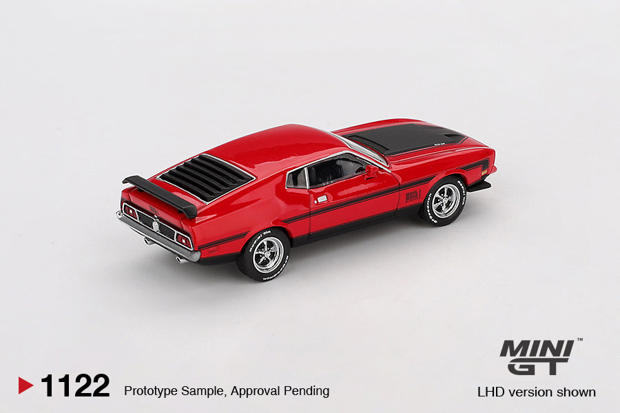 Mini GT 1/64 Ford Mustang Mach1 1971 Race Red - MGT01122