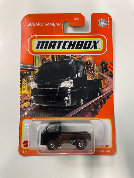 Matchbox 1/64 Subaru Sambar Black