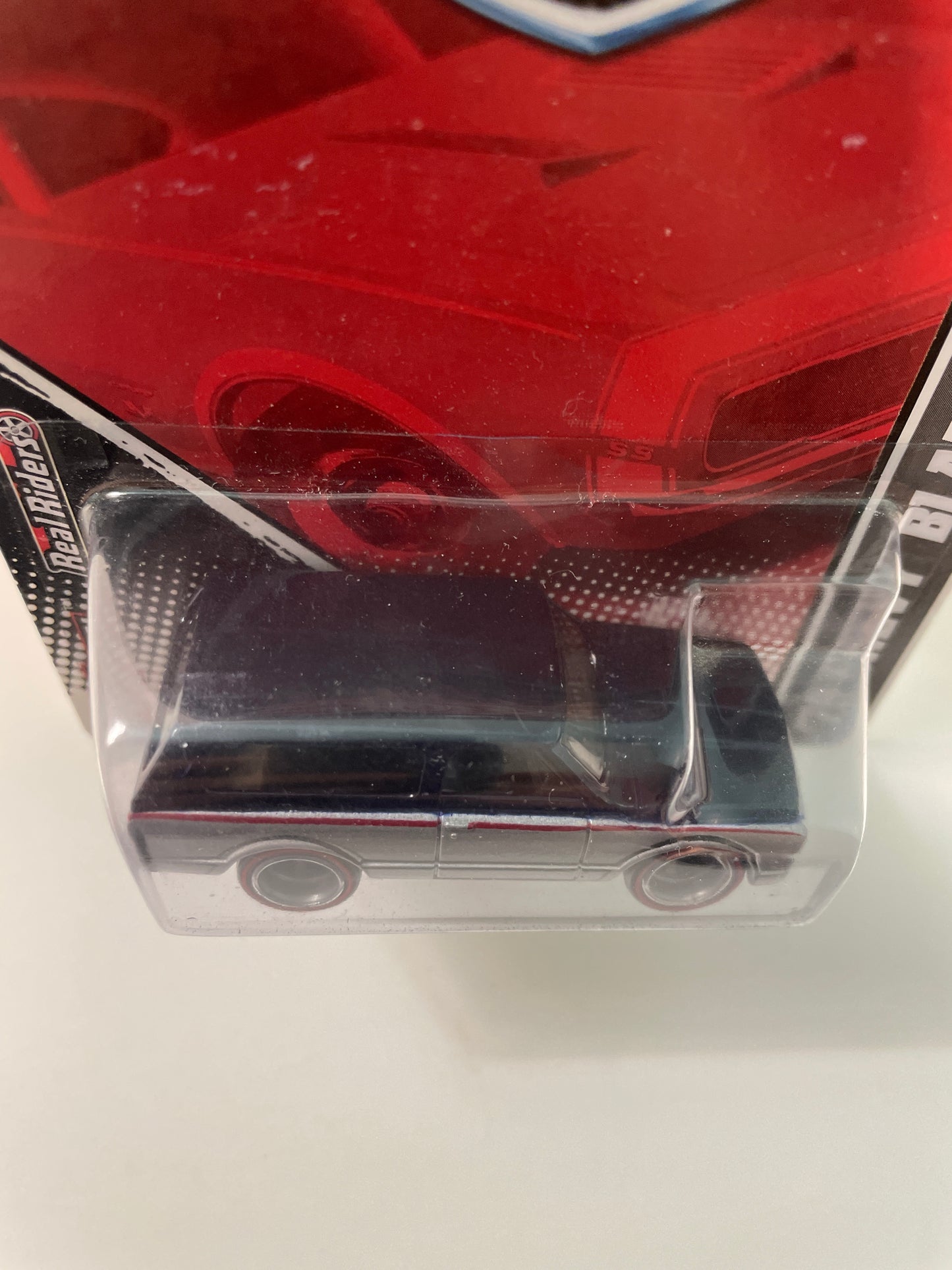 Hot Wheels 1/64 Garage ‘70 Chevy Blazer Blue & Grey - Damaged Card (read description)