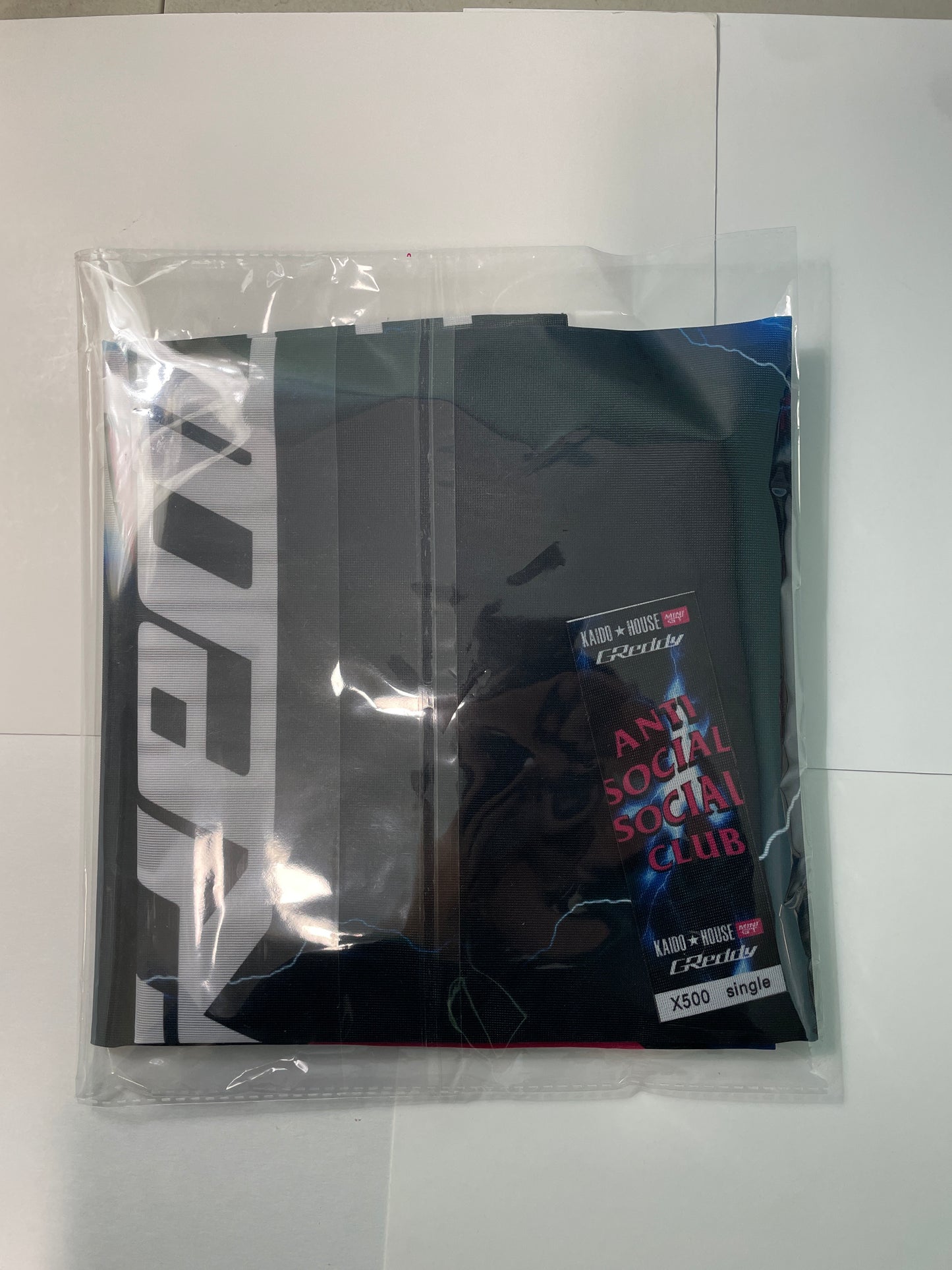 Mini GT x Kaido House 1/64 2026 Tokyo Auto Salon Anti Social Social Club 1999 Nissan Skyline GT-R (R34) V1 & Flag - KHMG106