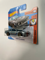 Hot Wheels 1/64 Custom Ford Maverick Short Card Grey - Damaged Card