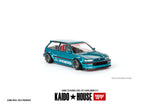 Mini GT x Kaido House 1/64 Honda Civic (EF) Kaido Works V1 Blue